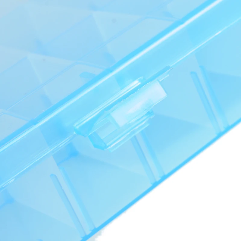Essential 4 Colors Plastic Divided Storage Box 24 Grid Jewelry Rhinestone Rings Nail Art Tips Decoration Compartment | Дом и сад
