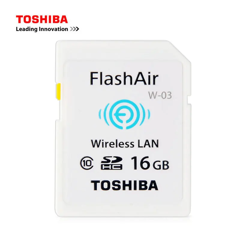 TOSHIBA флэш-Air W-03 микро sd карты 32 ГБ 16 Tarjeta Class 10 Беспроводной WI-FI SDHC флэш-памяти SD Kart