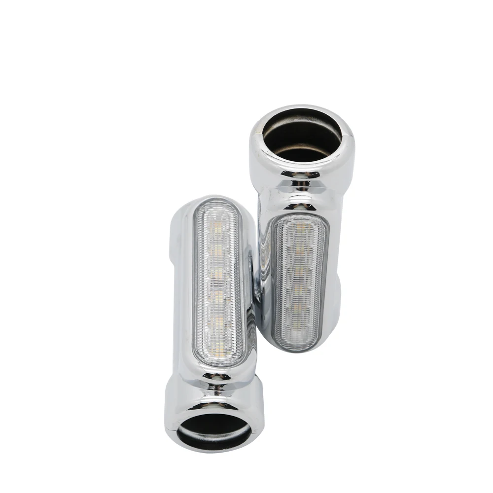 Мотоцикл шоссе бар сигнал поворота с переключателем свет белый оранжевый