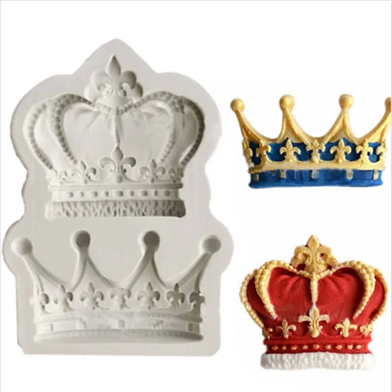 Принцессы Queen головках 3D силиконовые формы помадка торт кекс украшения