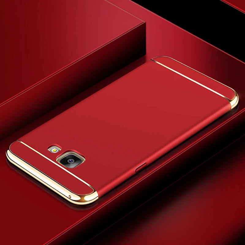 Чехол YonLinTan capinha чехол для Samsung Galaxy A7 A 7 2016 роскошный задний телефон 360 на жесткие