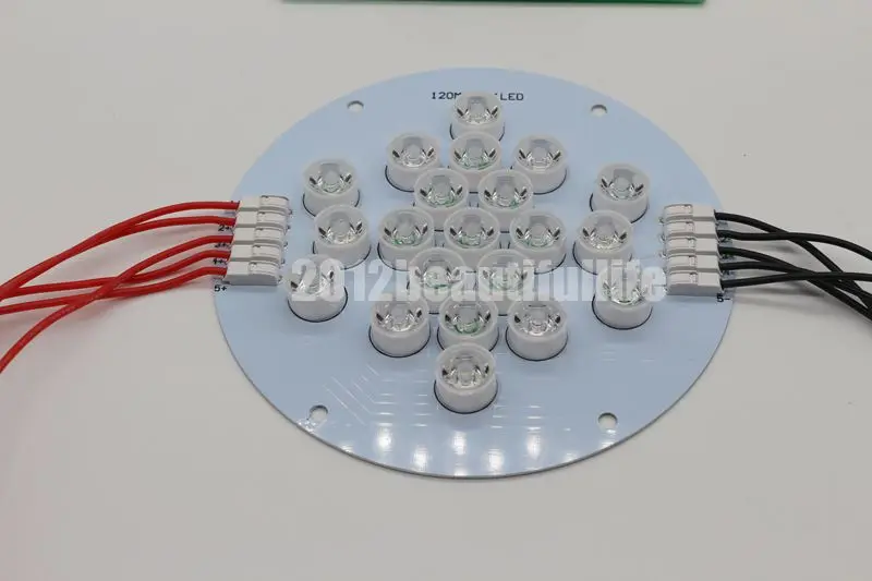 122 мм 21 светодиодами 5 каналов Led лампа + ldd 350h 5up Драйвер Диммер контроллер