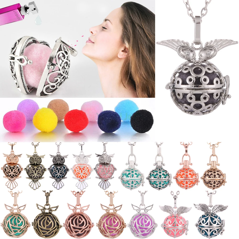 10 шт./лот бронзовое меховое колье с музыкальным шаром ожерелье для беременных