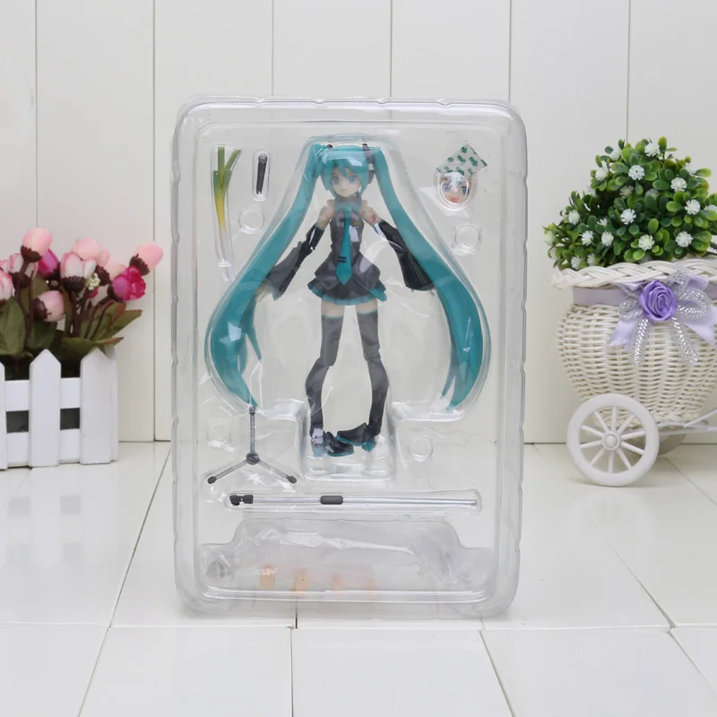 15 см подвижная Аниме Фигурка Хацунэ Мику Figma 014 модель кукла Фигурка ПВХ фигурка модель игрушки