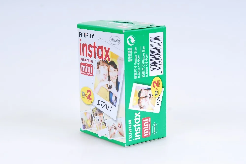 Оригинальная пленка Fujifilm Instax Mini 8 9 (20 листов) для камеры Instant mini 7 s 25 50 90 фотобумага
