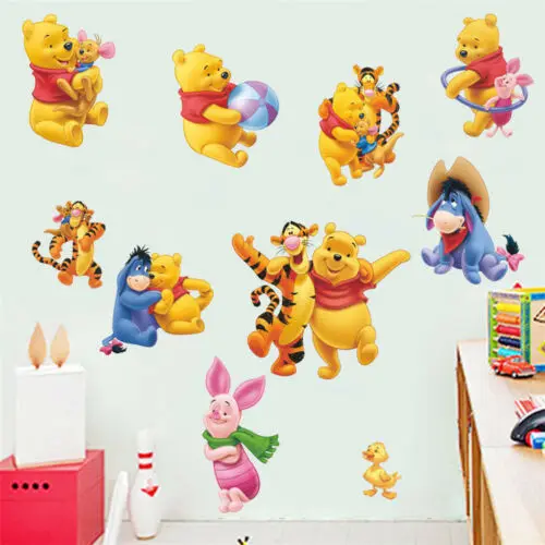 Наклейки на стену Винни Пух для детской комнаты|Наклейки стену| |