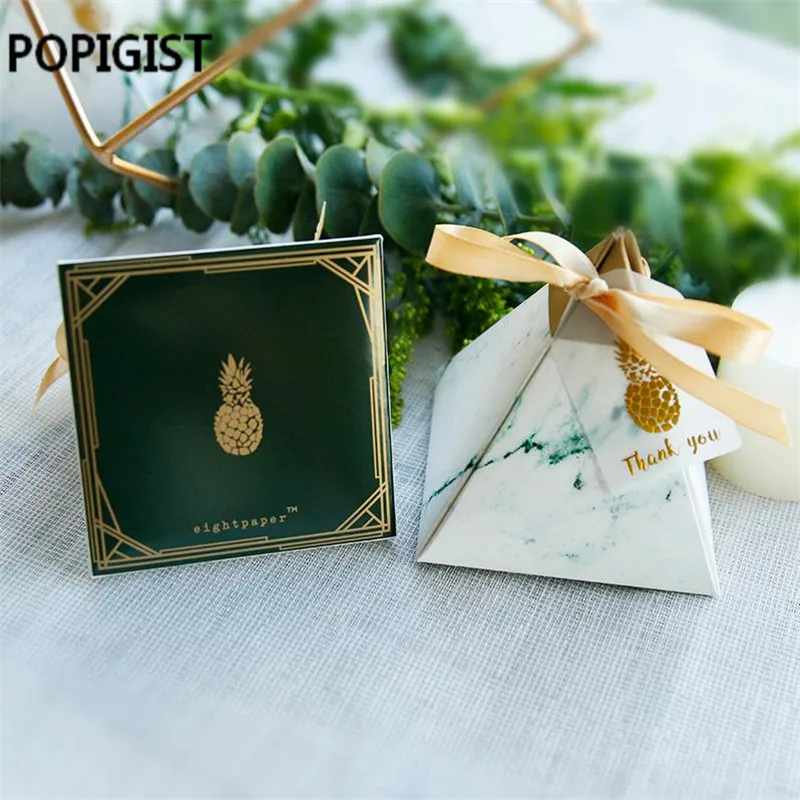 50 шт. свадебные сувениры Подарочная коробка с двумя узорами коробки для конфет +