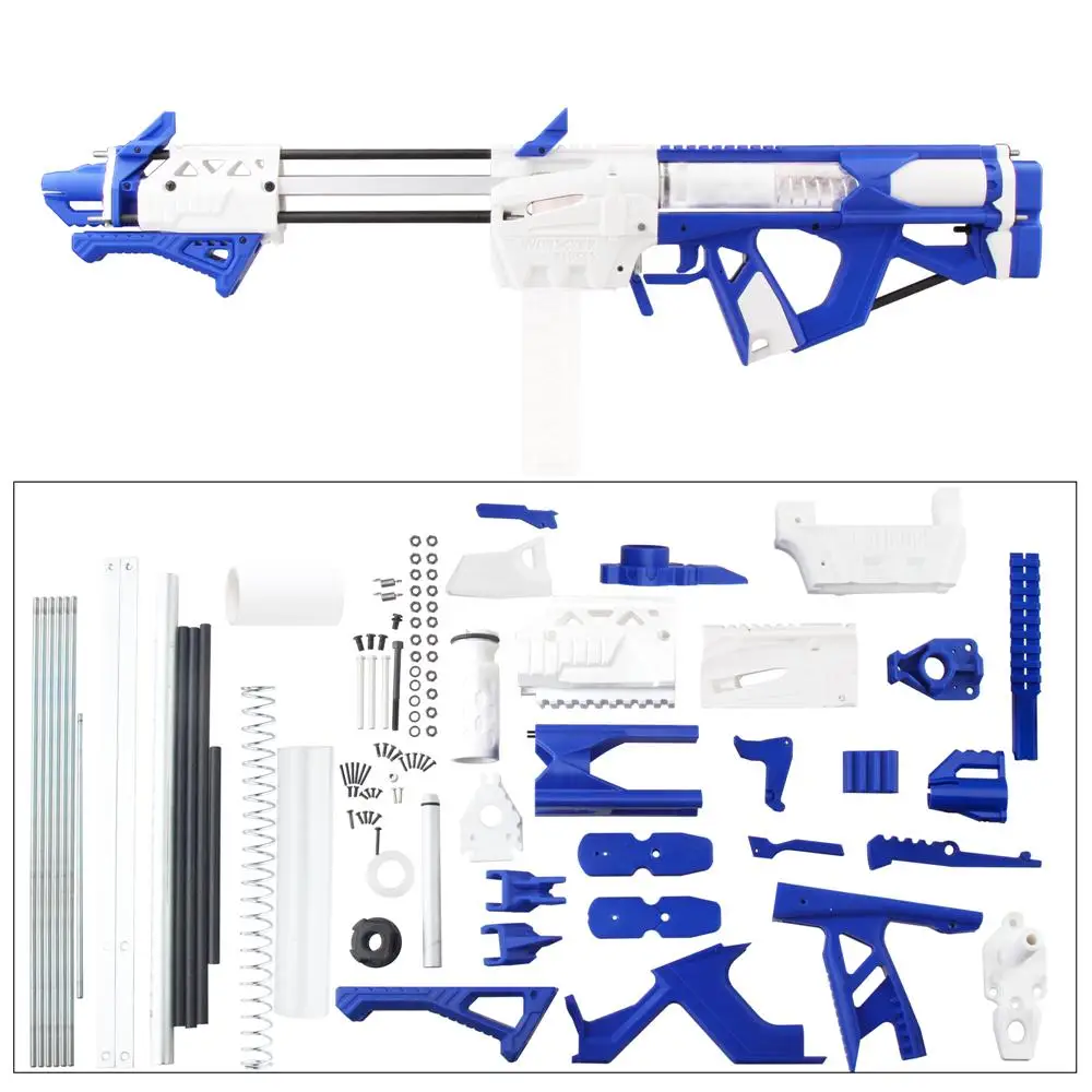 Рабочий мод F10555 Caliburn Blaster цвет синий белый|Игрушечное оружие| |