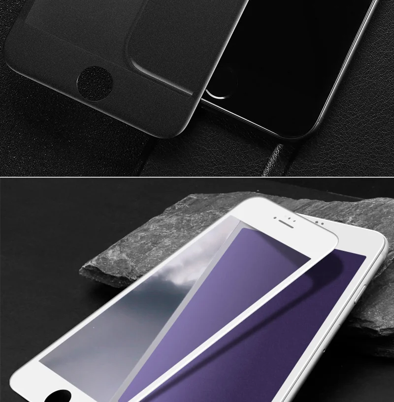 ESVNE 3D матовая Защитное стекло для айфон 6 7 8 стекло мягкий край пленки 9H для iPhone 6s 7 8 плюс Screen Protector Закаленное стекло на айфон 7