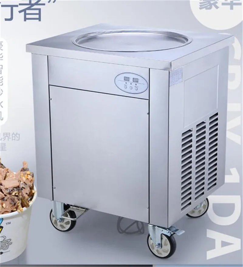 Машина для жареного мороженого в рулоне Таиланда машина приготовления на одной