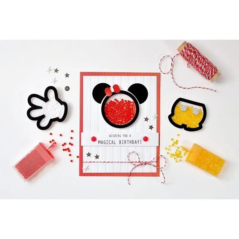 Высечки металла высечки мыши скрапбукинга бумаги ремесло альбом карты