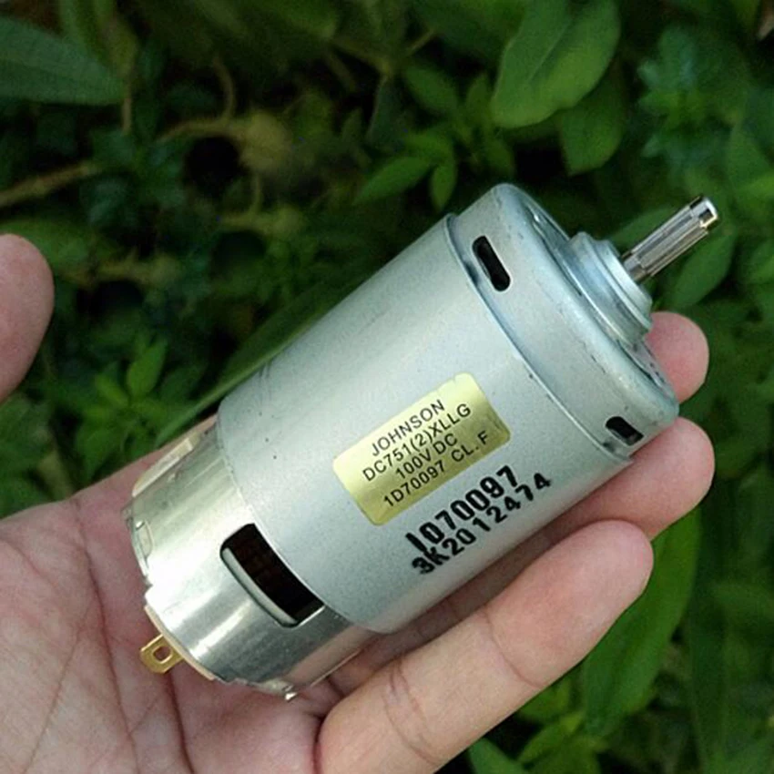 DC24V е байка 36В 60V 120V 7512 миниатюрный компенсацию угольные щетки постоянный магнит