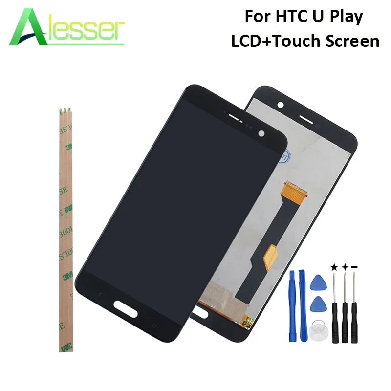 Alesser для htc U Play ЖК-дисплей и сенсорный экран дигитайзер сборка Замена +