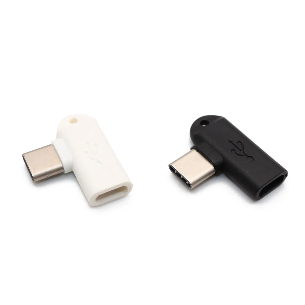 TingDong 1 шт. 90 градусов Тип C штекер к Micro USB разъем Синхронизация данных зарядный
