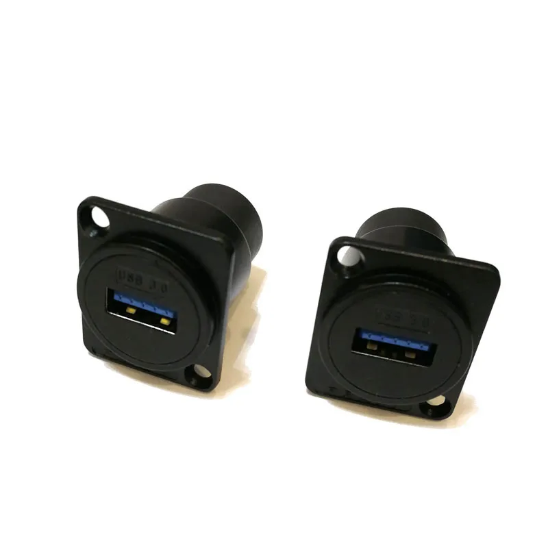 5 шт./лот D-Тип USB прямой модуль шасси крепление панели разъем аудио соединитель |