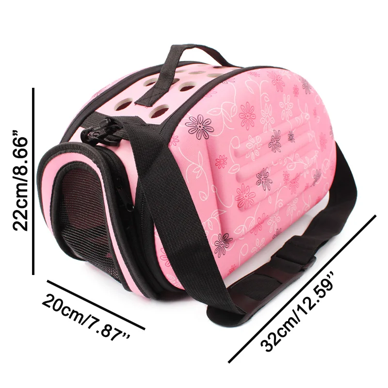 Переноска EVA для маленьких собак складная воздухопроницаемая переноска щенков и