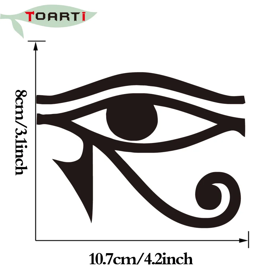 Виниловая оконная наклейка для стенок бампера египетского Бога языческий символ