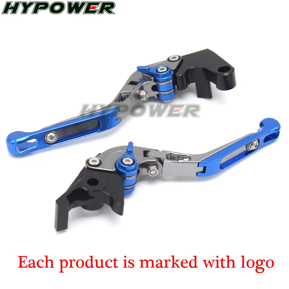Blue Titanium Для Honda серебряное крыло GT 400 600 2001- GT400 GT600 мотоцикл складной выдвижные ЧПУ мото регулируемые сцепления тормозные рычаги - Цвет: Blue Titanium
