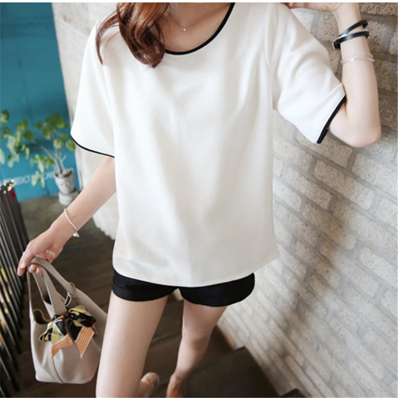 Новинка 2018 летняя свободная модная футболка в европейском и американском стиле