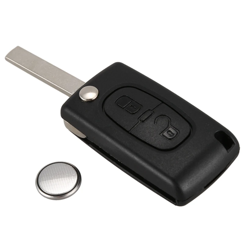 2 кнопки Корпус брелок пульт дистанционного управления для Citroen C1 C2 C3 C4 C5 с