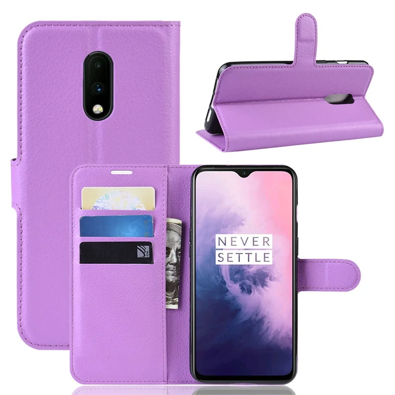 Чехол для Oneplus 7 чехол 6 41 дюймов флип кошелек полный защитный корпус бампер