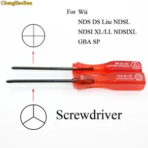 ChengHaoRan 100 шт., отвертка 2,5 мм Y, отвертка 2.5Y с тремя крыльями для NDS, DS Lite Pro, для Nintendo консоль