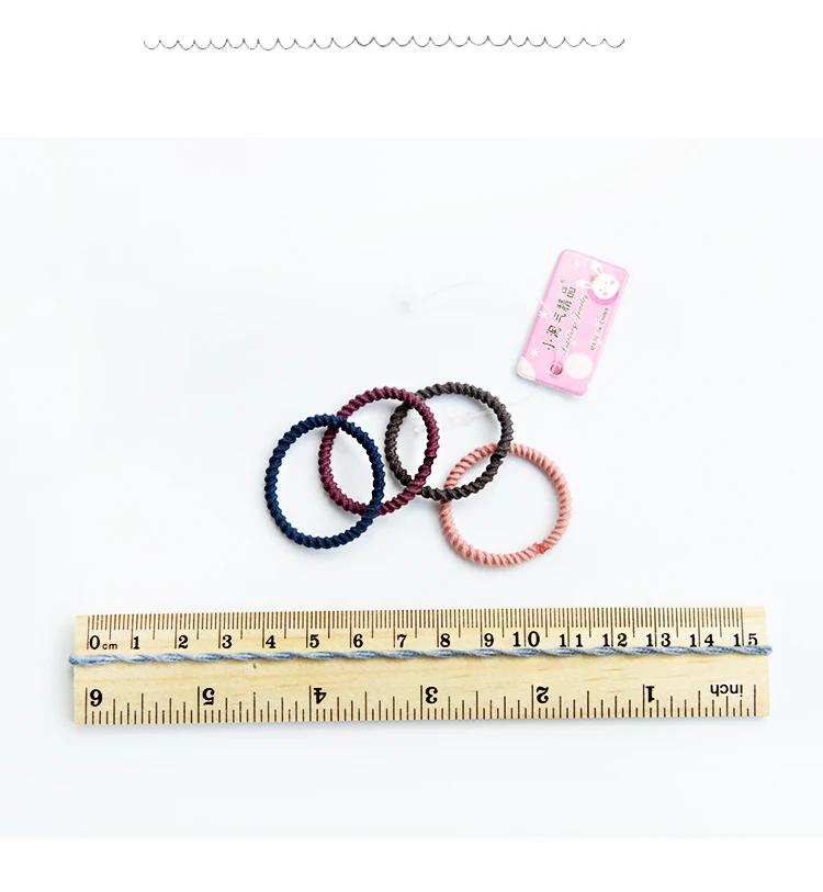5/10 шт. милые цветные нейлоновые резинки для девочек детские эластичные волос
