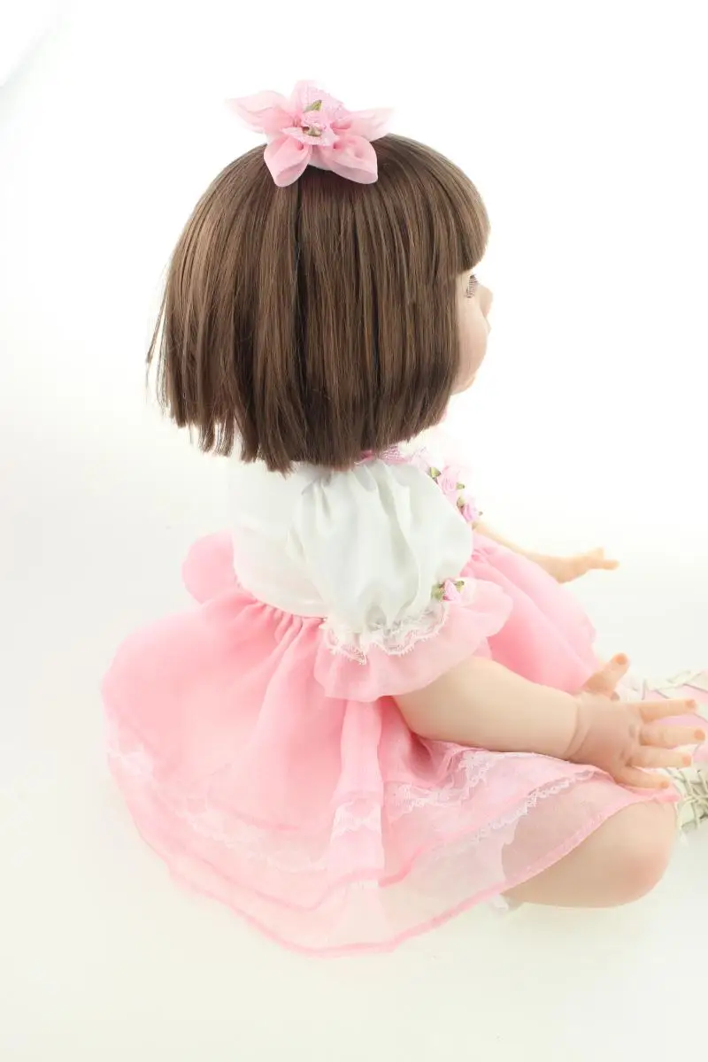Reborn Baby Doll винилсиликоновых 24 дюймов 60 см младенцы кукла Реалистичного express