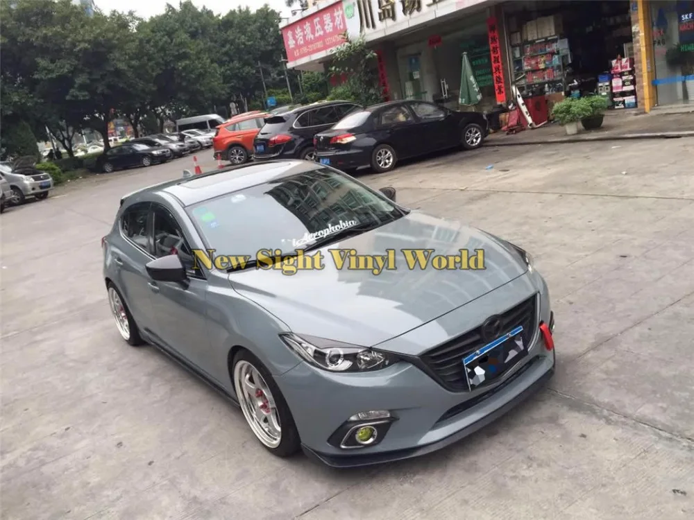 Ультраглянцевая виниловая пленка с 3 слойной конструкцией суперглянцевый серый