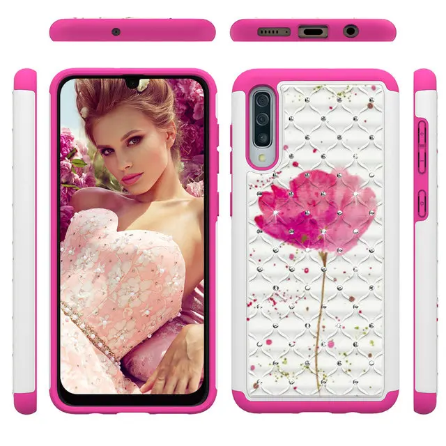 Для Coque samsung A50 чехол Galaxy A20 E A202 A205 A 20 50 30 Роскошная Блестящая Глянцевая задняя панель Etui для samsung Galaxy A30 A20 A20E чехол