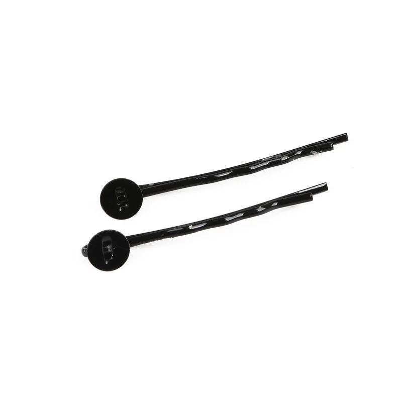 Hot Promotion! 5-50pcs Iron Hair Combs Rhodium Black Plastic Clips Hairpins DIY Jewelry Findings Hairdressing Tools | Украшения и