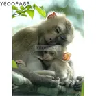 5D Diy Рождественская Алмазная вышивка с животными обезьянка Подарочная Алмазная мозаика полная Алмазная Картина Набор для украшения крестиком