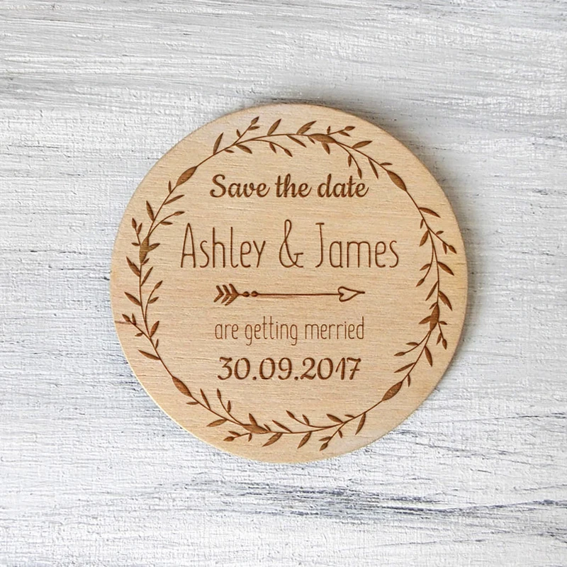 Свадебное уведомление приглашение в деревенском стиле свадебные магниты для