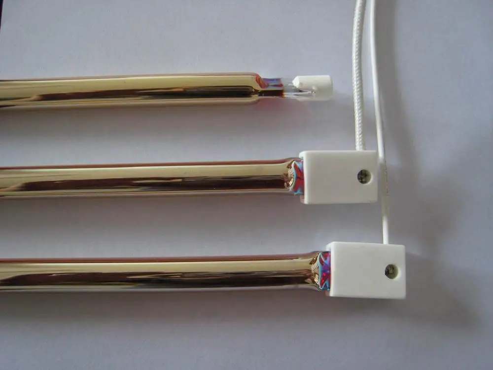 1000w medium wave IR emitter halogen tube lamp system infrared bulb quartz heating element |
