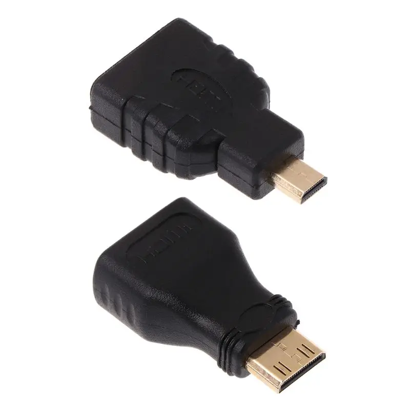 1080P HDMI к Micro HDMI/мини-конвертер HDMI позолоченный стандартный HD Женский удлинитель адаптер Разъем для видео ТВ Xbox доступ