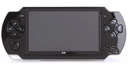 Black 4,3 дюймов X6 портативная игровая консоль Поддержка MP3 камеры видео игровые консоли 8G игровой плеер встроенные классические игры поддержка GBA/NES - Цвет: Black
