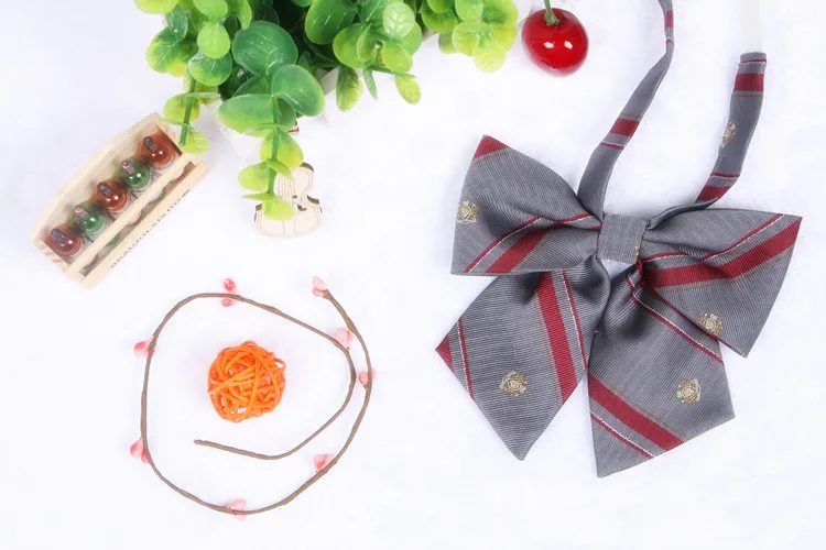 Дворец Корона полосатым узором в британском стиле японской школьницы JK форма