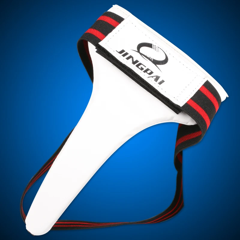 Для взрослых Мужской Женский из искусственной кожи TKD защита для паха защита промежности защитный бандаж спортивная чашка защита