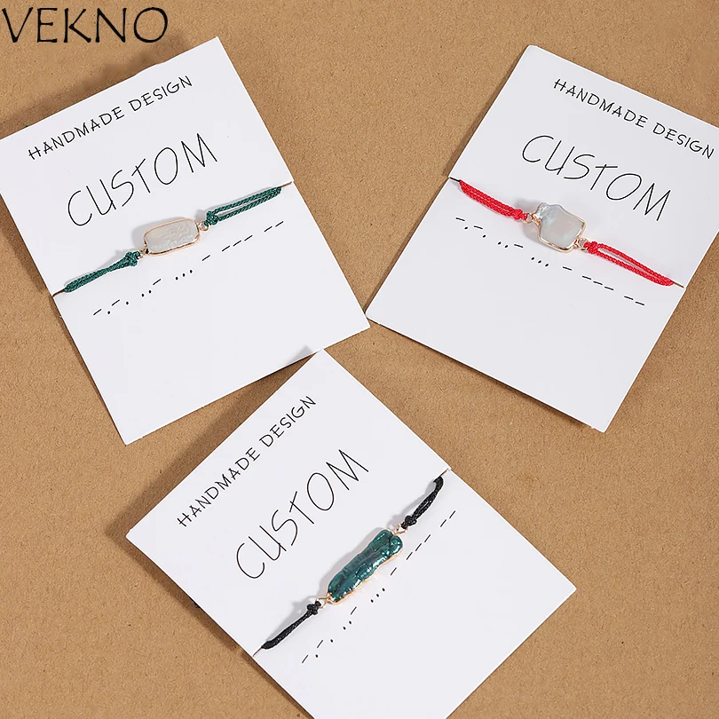 Высококачественный Браслет из натурального жемчуга в стиле барокко VEKNO браслет