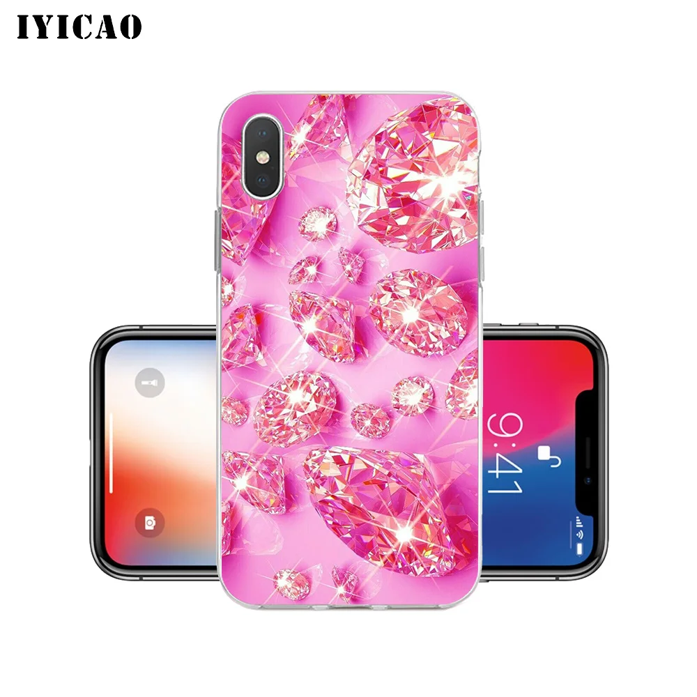 IYICAO Мягкий силиконовый чехол для iPhone X XR XS MAX 6 6s 7 8 Plus 5 5S SE TPU|Чехлы-накладки| |