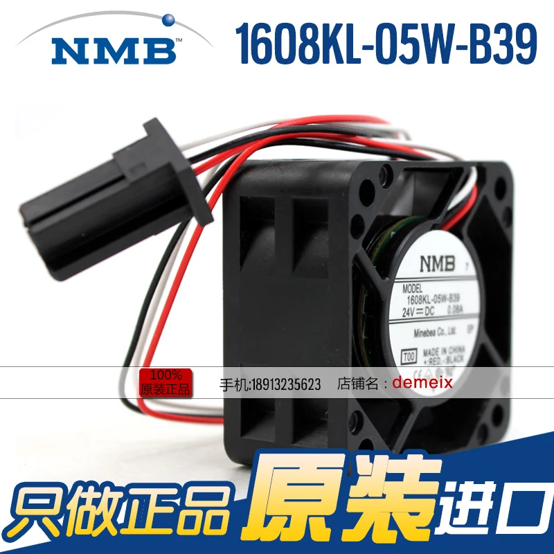 Новый NMB-MAT NMB 1608KL-05W-B39 4020 24V 0.08A для FANUC Вентилятор охлаждения |