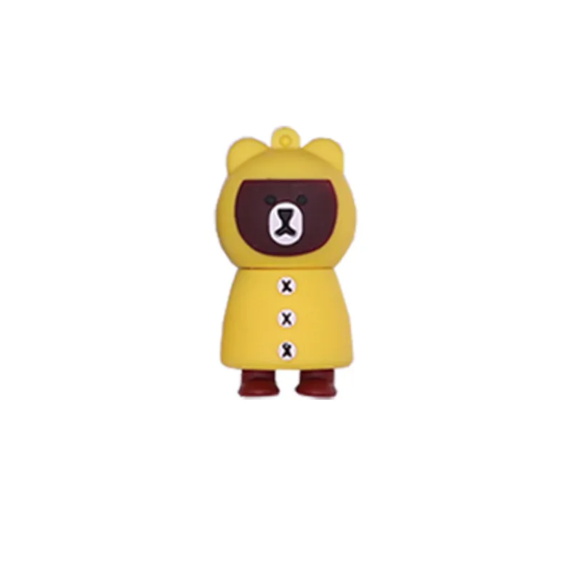 M3 usb флешка animado мультфильм милый медведь Флеш накопитель 4 GB 8 GB 16 Гб, 32 ГБ, 64 ГБ Флеш накопитель кролик memory stick флешка - Цвет: M3