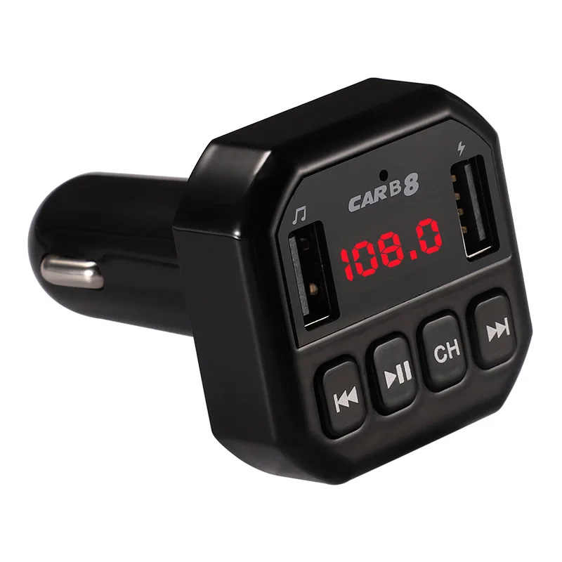 Беспроводной автомобильный FM-трансмиттер с Bluetooth 4 1 12-24 В mp3-плеер 3 А двойное