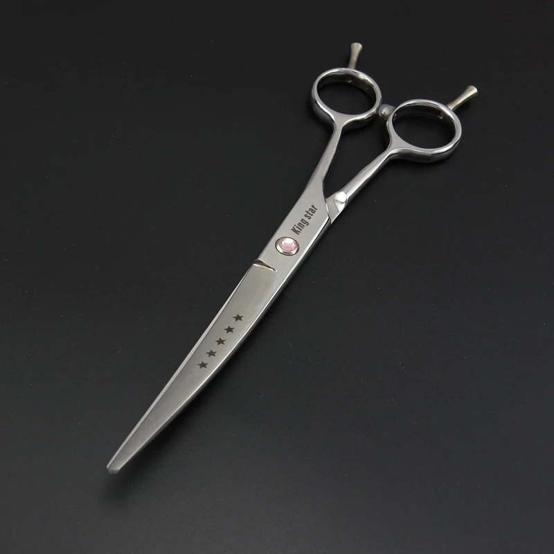 7-дюймовые профессиональные ножницы для домашних животных изогнутые ухода за
