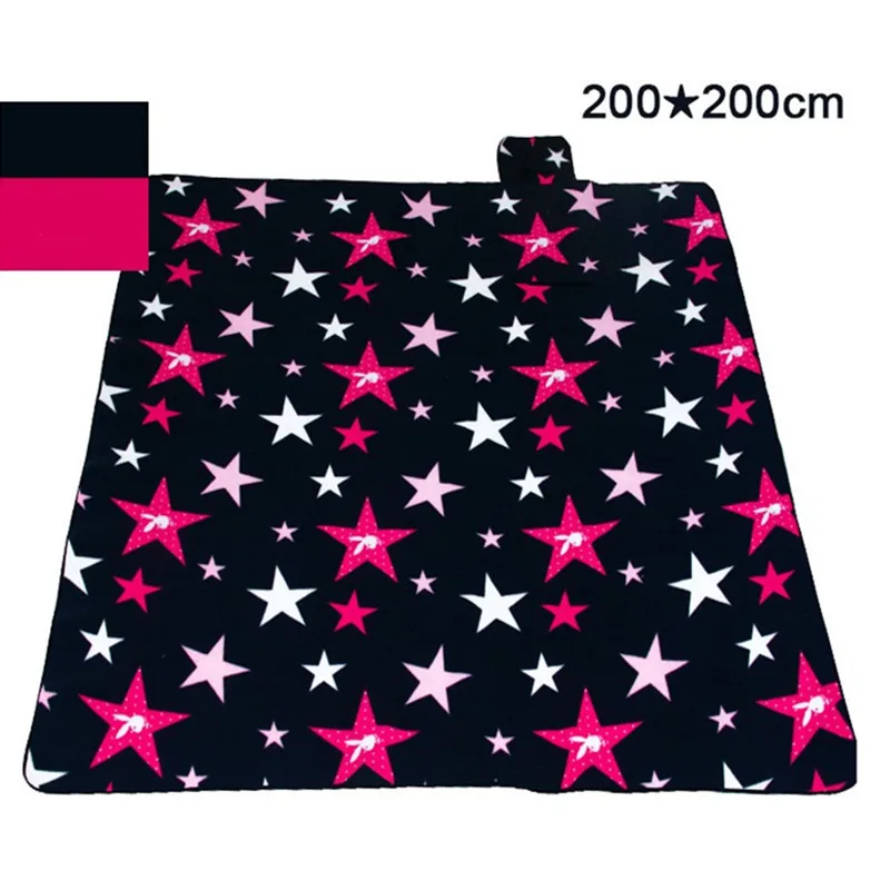 Флисовая Водонепроницаемая алюминиевая пленка коврик для пикника складной