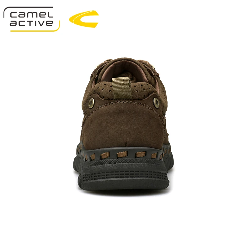 Мужские кожаные туфли Camel Active удобная бычья кожа обувь на плоской подошве | Обувь