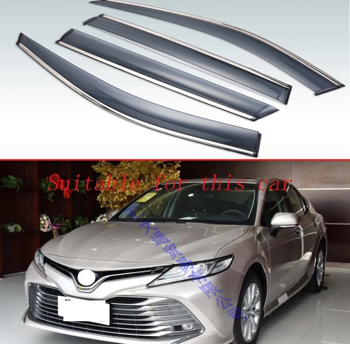 Для Toyota Camry пластиковый Наружный козырек вентиляционные Шторы окно Защита от солнца защита от дождя отражатель 4 шт