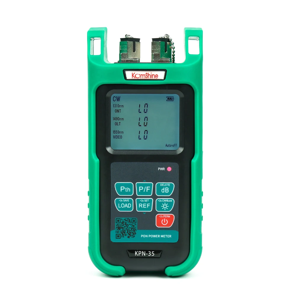 KOMSHINE KPN-35 ручной измеритель оптической мощности тестер волокна Онлайн тест с