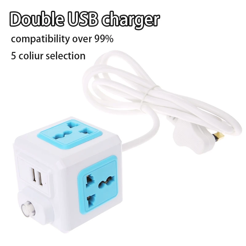 Умный дом Cube EU/US/UK Plug 4 Внешний адаптер-удлинитель универсальная розетка