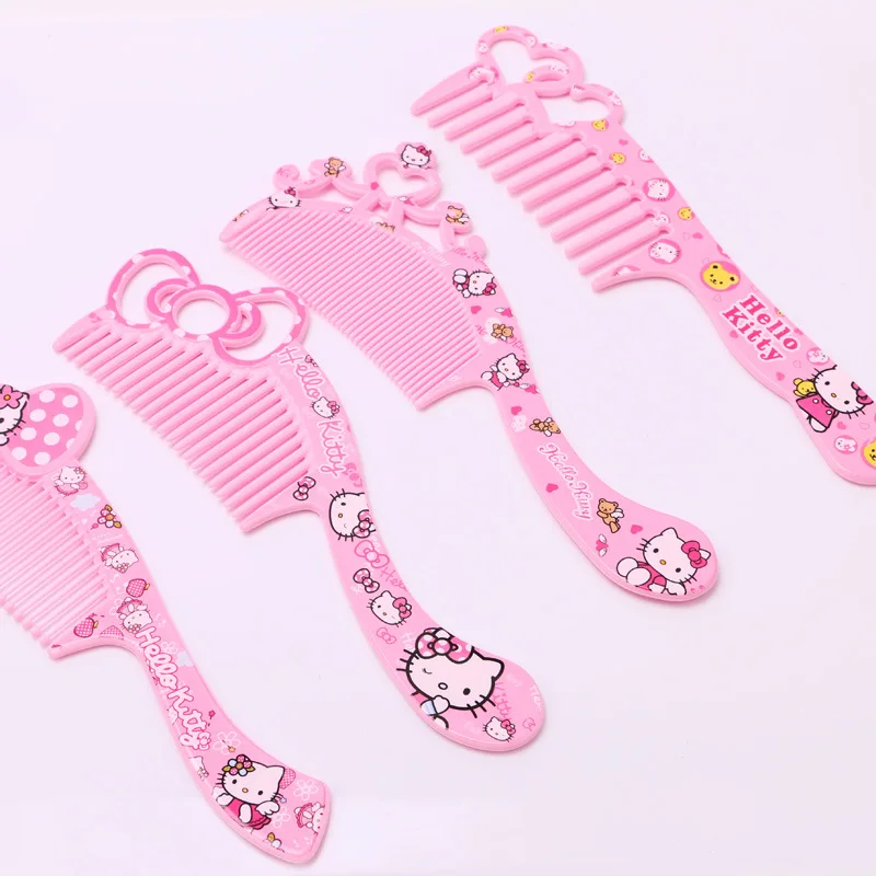 1 Шт. Портативный Путешествия Щетка Для Волос Розовый Прекрасный Гребень для